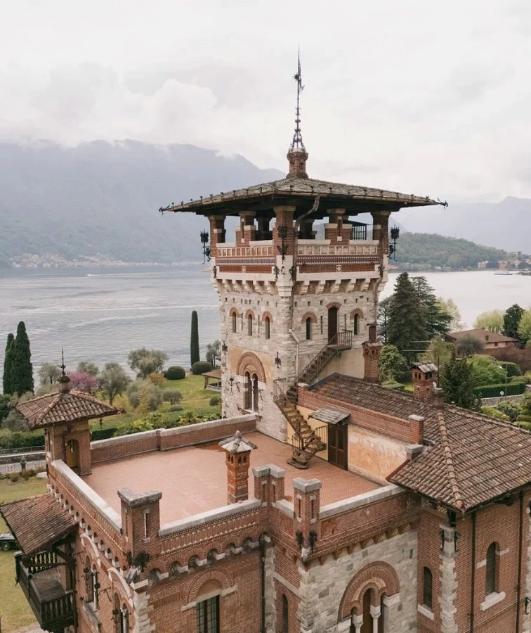 Third-floor terrace and tower